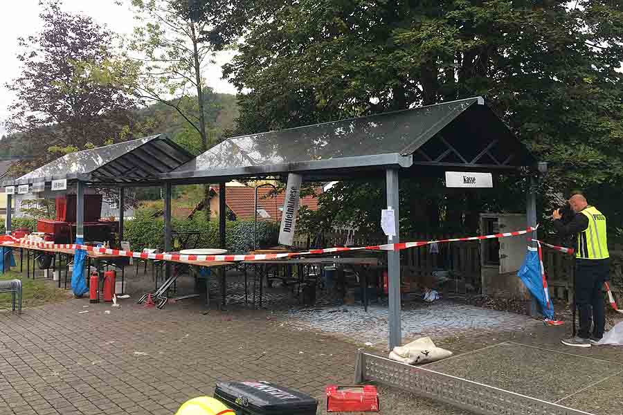 Verfahren um Backesfest-Unglück gegen Auflagen eingestellt
