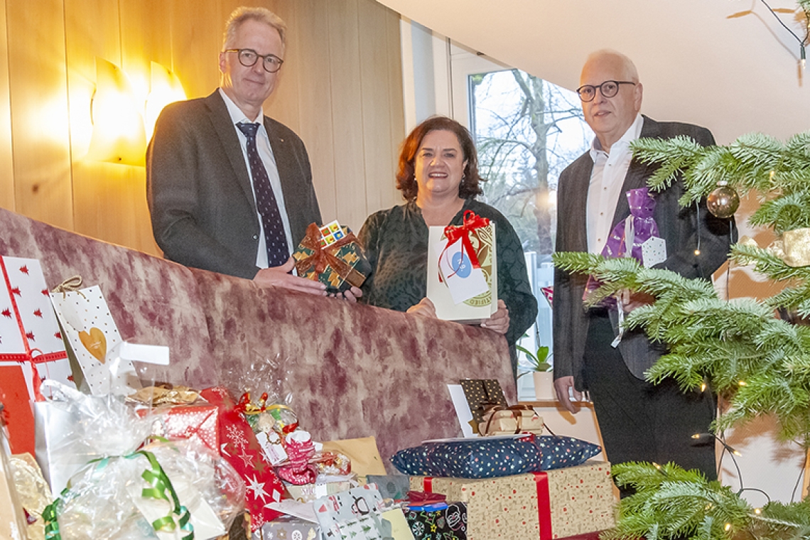 Eine schöne Bescherung dank des Rotary Clubs