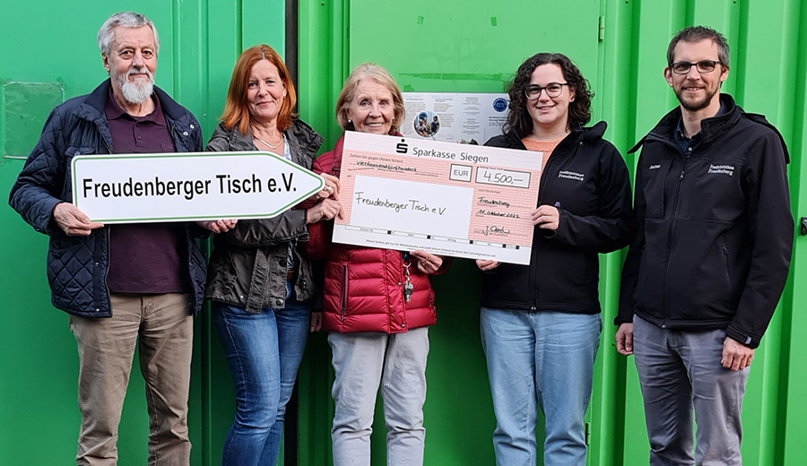 Freilichtbühne unterstützt den Freudenberger Tisch