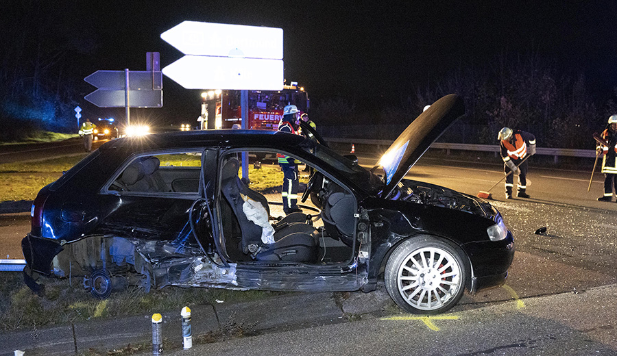 Unfall auf der Wilhelmshöhe fordert zwei Verletzte