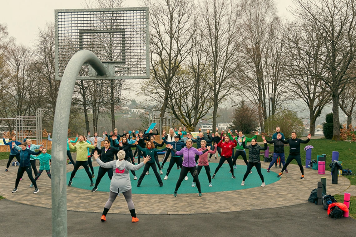 Immer wieder sonntags: Gemeinsam schwitzen im Kurpark