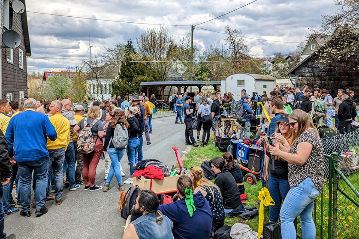 Kompass zeigte am 1. Mai für viele wieder nach Hohenhain