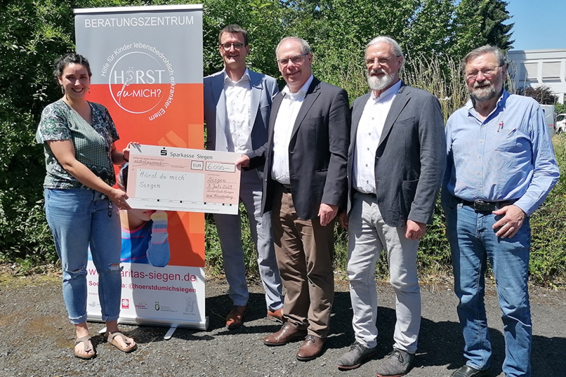 Lions Clubs spenden 6000 Euro an Beratungszentrum &quot;Hörst du mich?&quot;