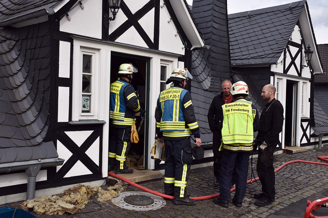 Brand im Backes: Feuerwehr verhindert Schlimmeres