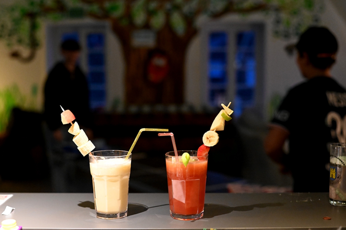 Bei der &quot;Happy Hour&quot; gab es (nicht nur) selbst gemachte Cocktails