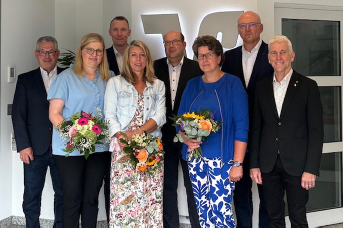 Sieben Dienstjubiläen bei der VR-Bank Freudenberg-Niederfischbach