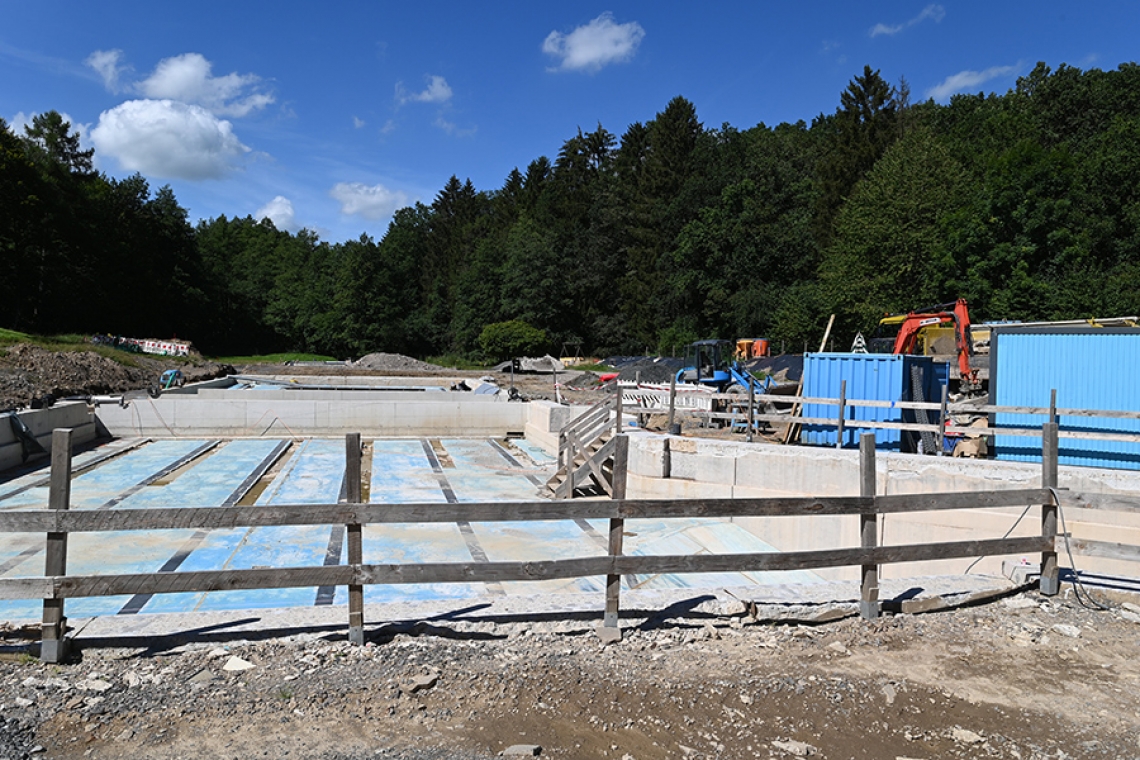 Freibad-Baustelle ist am 5. September zu besichtigen