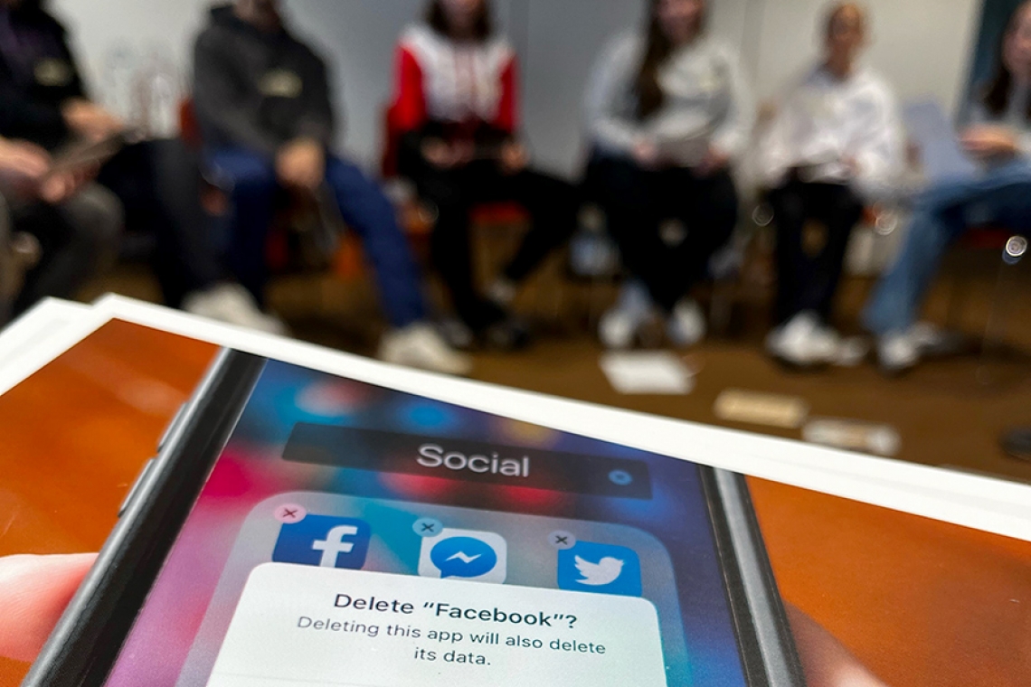 Jugendliche übten den sicheren Umgang mit sozialen Medien