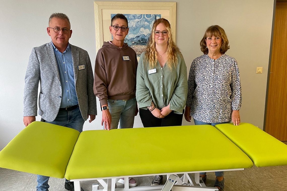 Neue Bobath-Liege steigert Therapie- und Lebensqualität