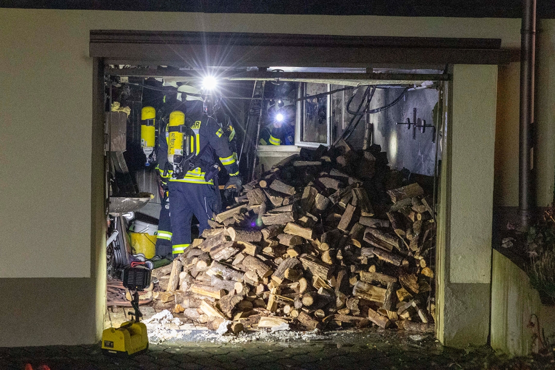 Brandstiftung in Oberheuslingen - Kripo verfolgt heiße Spur