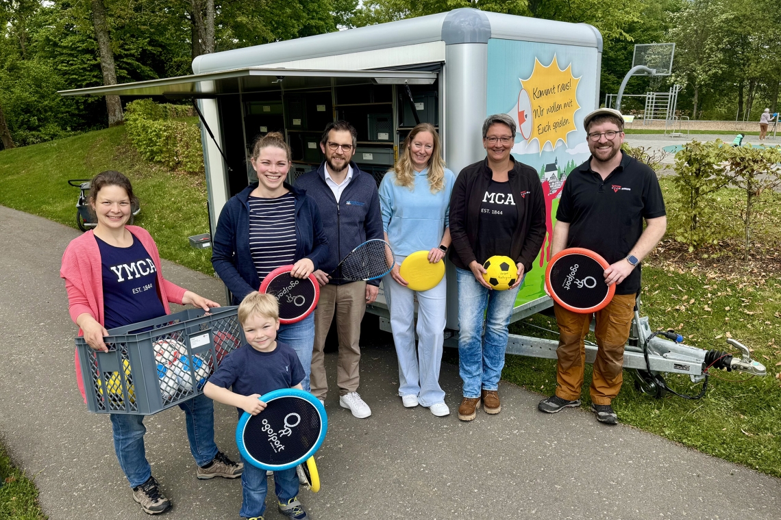 Neues Spielmobil des CVJM jetzt offiziell &quot;in Betrieb&quot;