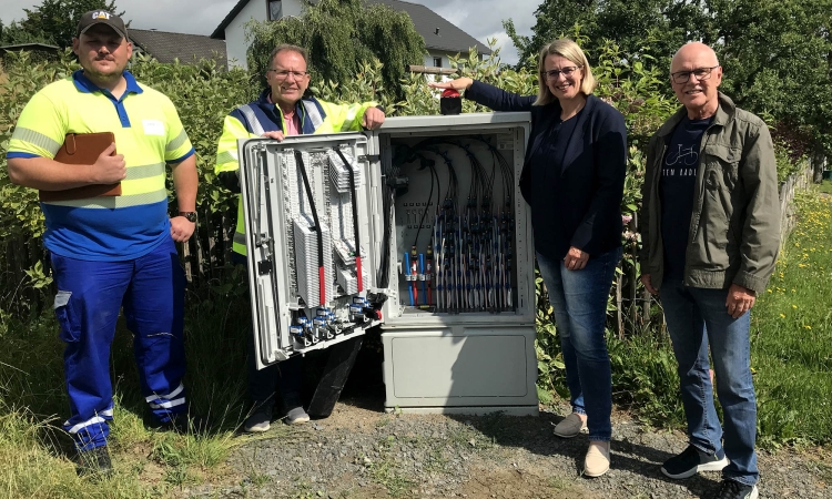 Glasfasernetz-Ausbau in Hohenhain abgeschlossen