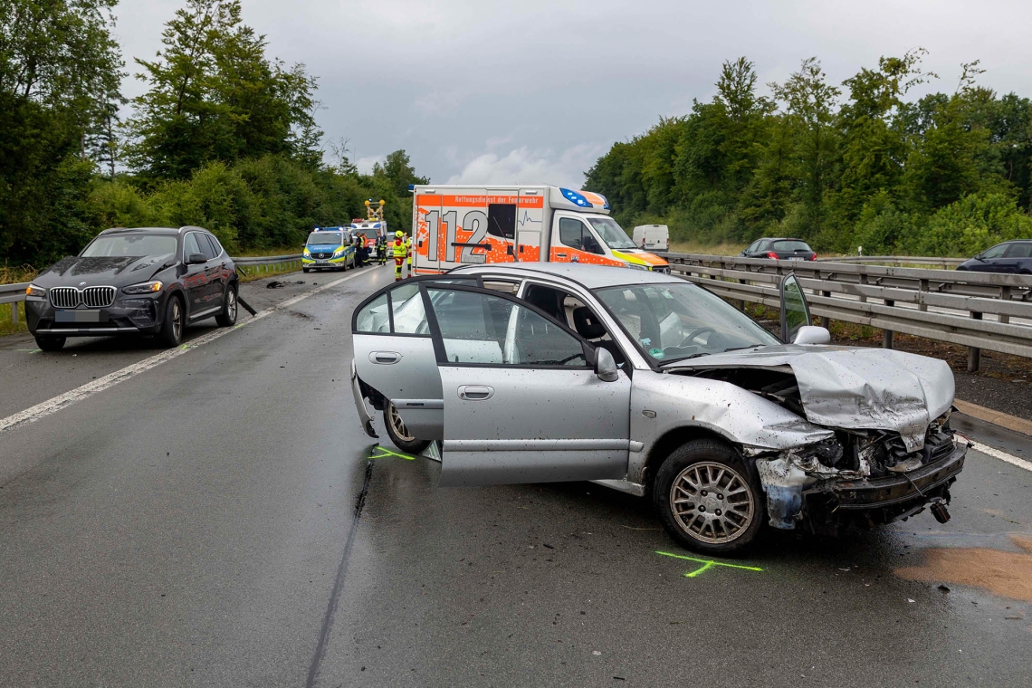 Unfall sorgt auf der A45 für lange Wartezeiten