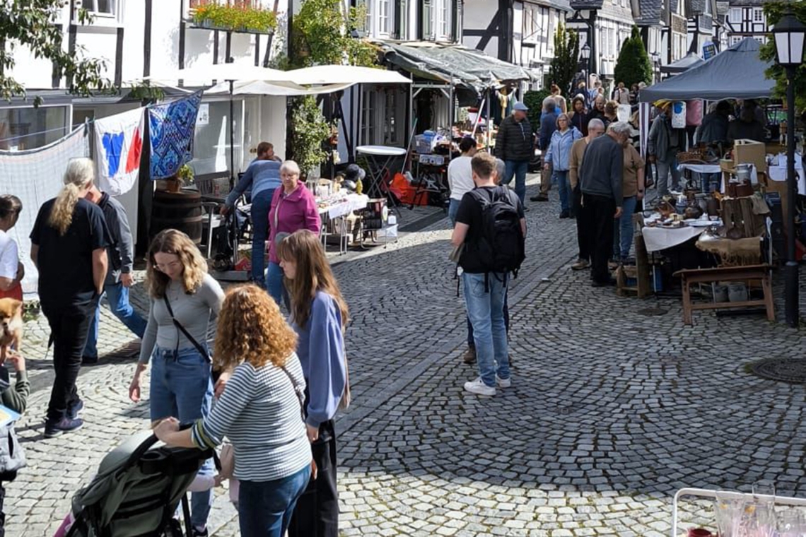 Fleckermarkt war am Samstag wie großes Nachbarschaftsfest