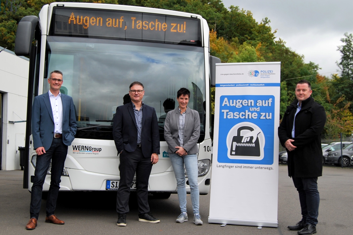 Polizei und VWS: Gemeinsame Sache gegen Taschendiebe