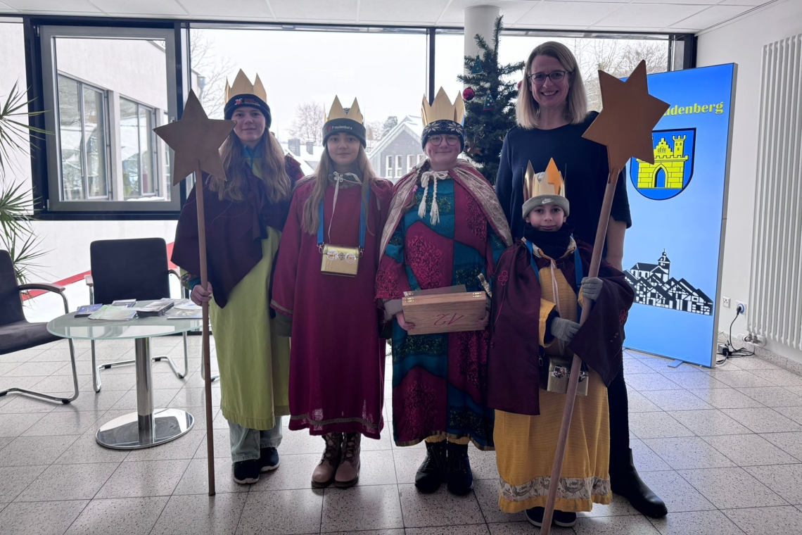 Sternsinger trotzen dem Winter - und sammeln für Bildung weltweit