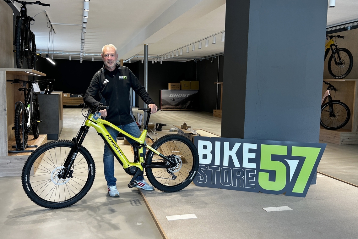 Bike Store 57 eröffnet Ende Mai an der Olper Straße