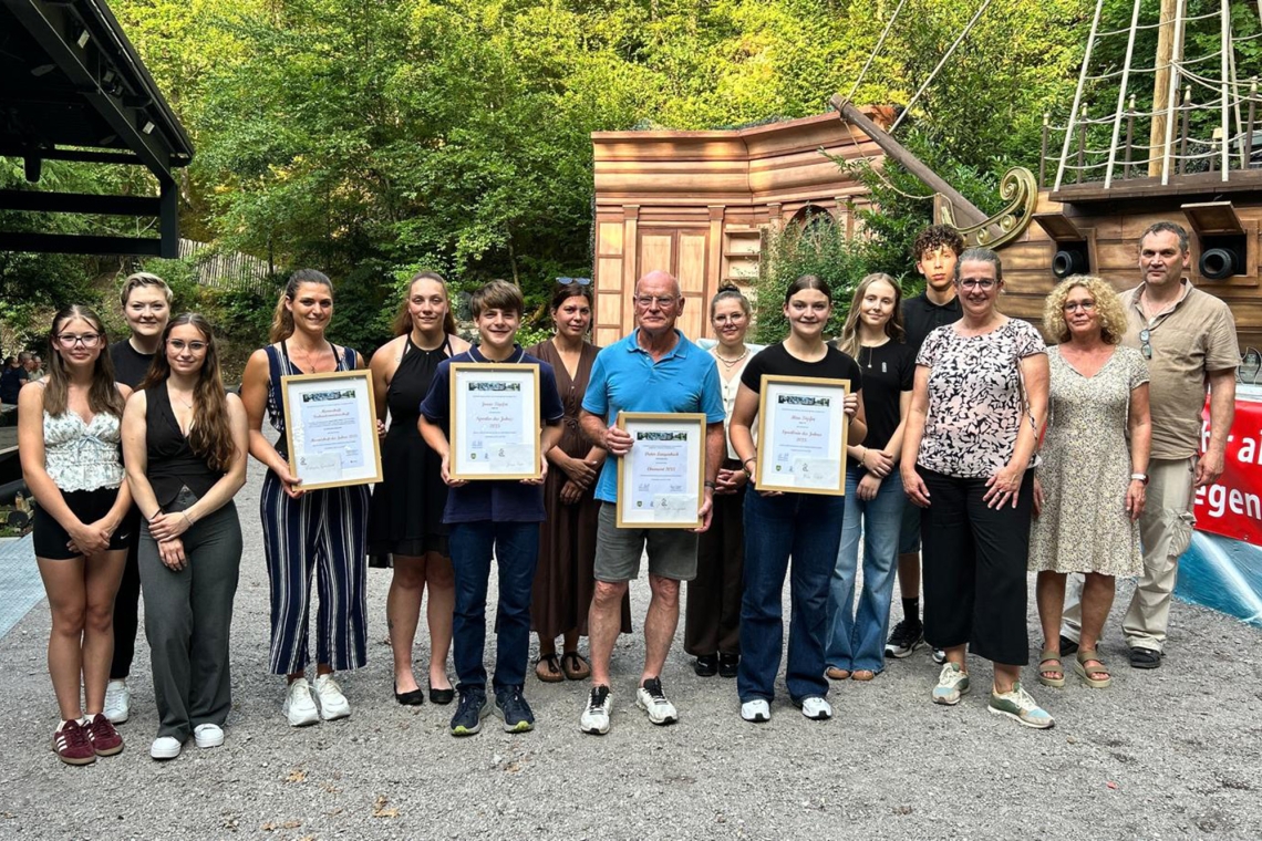 Sportler des Jahres gekürt: Großer Applaus auf großer Bühne