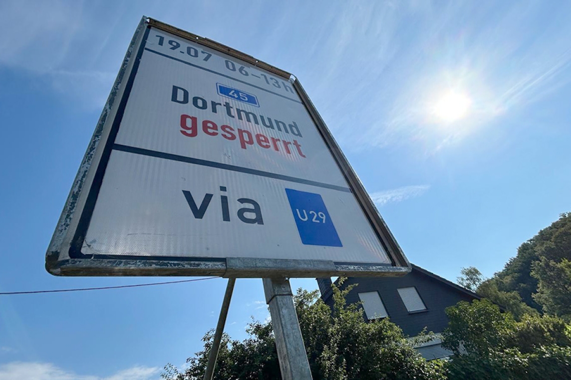 Brückensprengung in Ottfingen: A 45 am Sonntagmorgen gesperrt