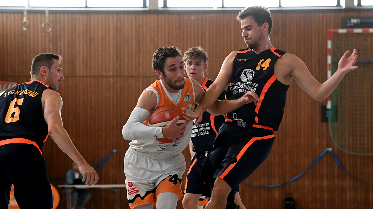 René Ben Meftah erzielte neun Punkte gegen den TVG Kaiserau, konnte die Saisonauftakt-Niederlage der TV-Basketballer aber auch nicht verhindern. 